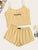 Letter Print Cami Pajama Set