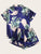 Tropical Print Satin Pajama Set