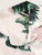 Tropical Print Satin Pajama Set