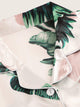 Tropical Print Satin Pajama Set