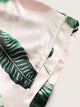 Tropical Print Satin Pajama Set