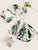 Tropical Print Satin Pajama Set