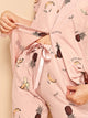 Fruit Print Button Front PJ Set