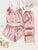 Eyelash Lace Satin Cami PJ Set With Pants