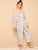 Floral Print Cami Pajama Set With Robe