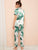 Tropical Print Satin Pajama Set