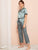 Contrast Binding Satin Button-up Pajama Set