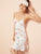 Flamingo Print Ruffle Trim Cami Dress