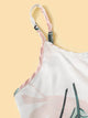 Tropical Print Satin Cami PJ Set