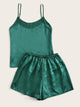 Satin Cami & Shorts PJ Set