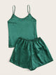 Satin Cami & Shorts PJ Set