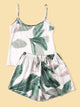 Tropical Print Cami Pajama Set
