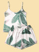 Tropical Print Cami Pajama Set
