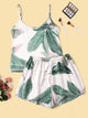 Tropical Print Cami Pajama Set