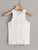 Rib-knit Strappy Back Halter Top