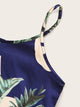 Tropical Print Satin Cami PJ Set