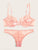 Floral Lace Underwire Lingerie Set