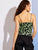 Neon Green Leopard Strappy Vest