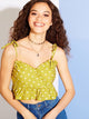 Polka Dot Strappy Top
