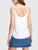 Double V Neck Strappy Top
