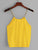 Twist Hem Top With Chain Strappy