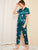 Flamingo Print Polka Dot Satin PJ Set