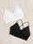 Crisscross Lace Trim Bra Set 2pack