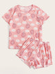 Hot Air Balloon Print Pajama Set