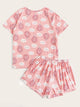 Hot Air Balloon Print Pajama Set