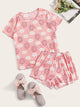 Hot Air Balloon Print Pajama Set