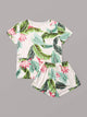 Tropical Print Pajama Set
