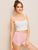 Heather Knit Cami & Dolphin Shorts PJ Set