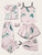 7pcs Floral Print Satin Pajama Set