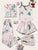 7pcs Floral Print Satin Pajama Set