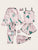 7pcs Floral Print Satin Pajama Set