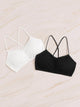 Crisscross Back Bra Set 2pack