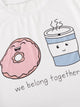 Cartoon & Letter Print Pajama Set