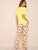 Pineapple & Letter Print Pajama Set