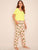 Pineapple & Letter Print Pajama Set