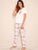 Flamingo & Letter Print Pajama Set