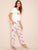 Flamingo & Letter Print Pajama Set