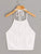 Tie Back Solid Halter Top