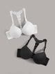 Crochet Back Bra Set 2pack