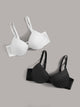 Crochet Back Bra Set 2pack