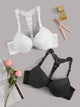 Crochet Back Bra Set 2pack