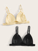 Adjustable Strap Bra Set 2pack