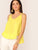 Double Strappy Dip Hem Swing Top