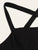Solid Lace Up Knot Cami Top