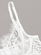 Eyelash Floral Lace Underwire Lingerie Set