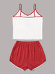Cherry Print Cami Pajama Set